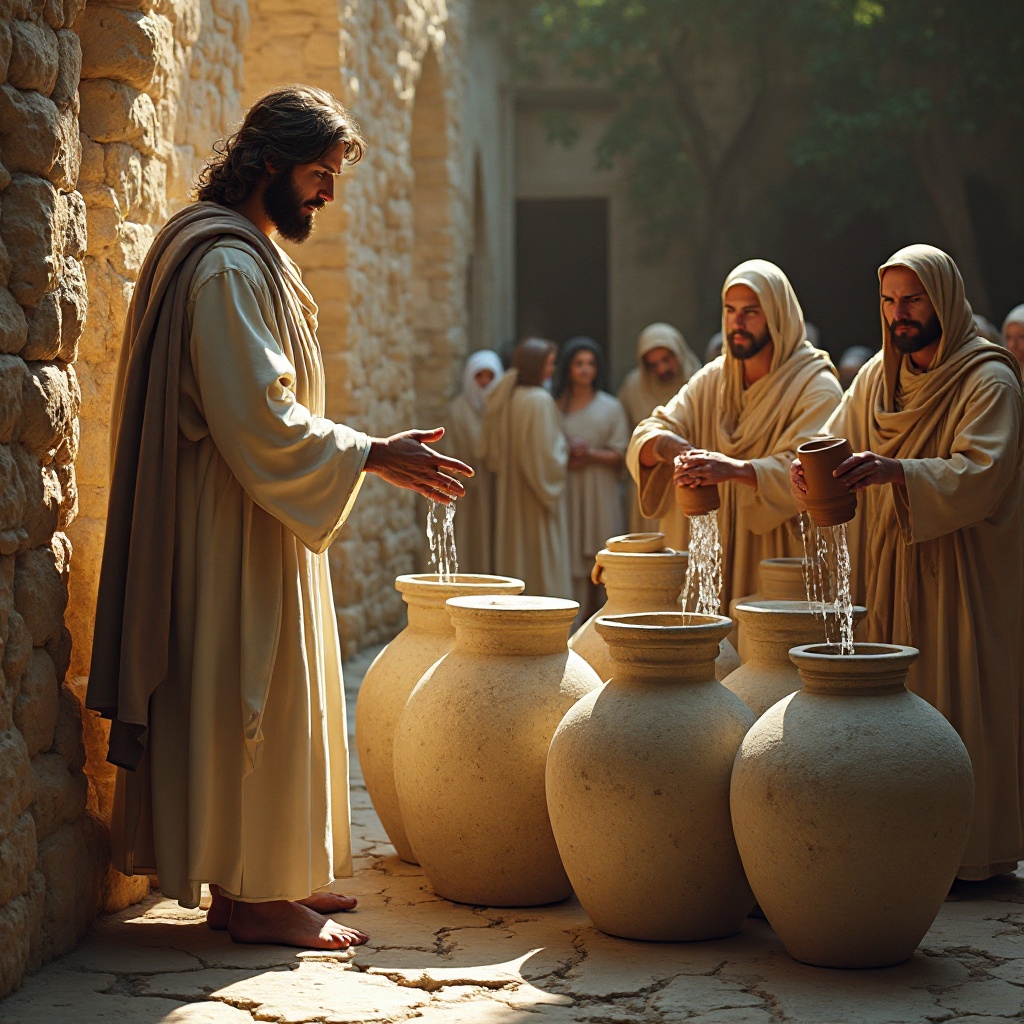 Los Milagros de Jesús 7 La Transformacion del Agua en Vino
